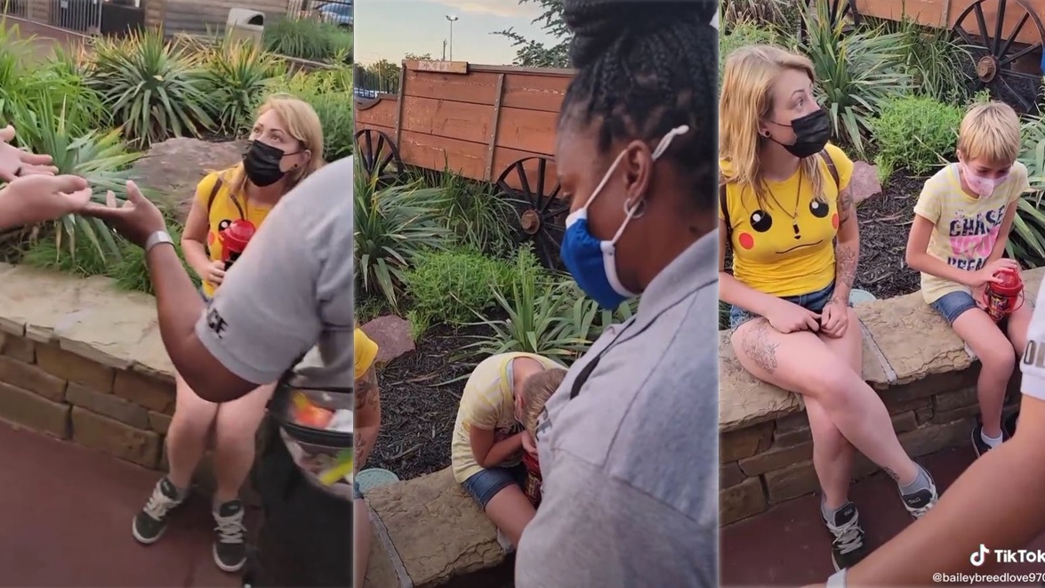 O tânără mămică din Oklahoma, amenințată de polițiști pentru că purta pantaloni prea scurți într-un parc | VIDEO