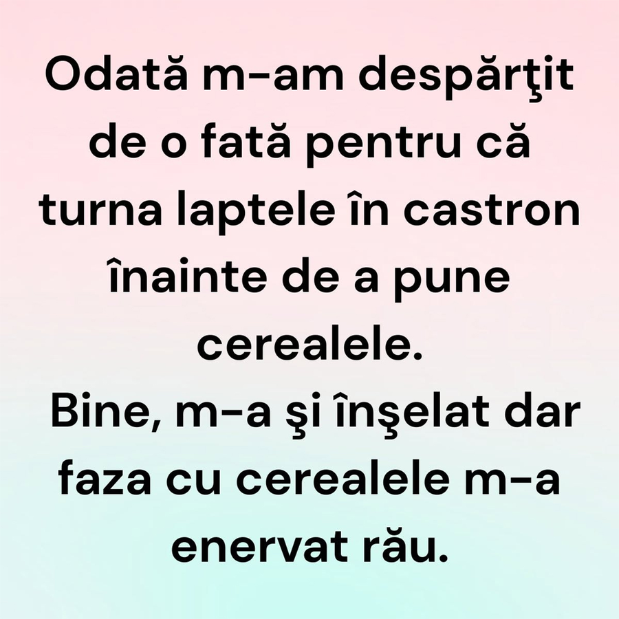 BANCUL ZILEI | Motiv matinal de despărțire