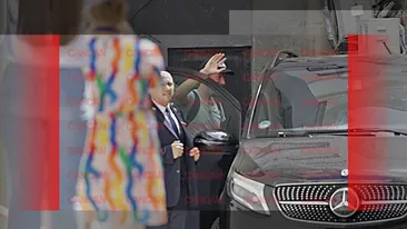 Imagini în exclusivitate cu membrii trupei Coldplay în „fortăreața” din București. Chris Martin a schimbat amabilități cu o româncă, sub privirile gărzilor de corp