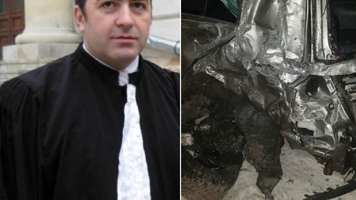 Primele imagini de la accidentul rutier în care a fost implicat avocatul Daniel Ionașcu