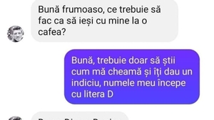 BANCUL ZILEI | "Ce trebuie să fac ca să ieși cu mine la o cafea?"