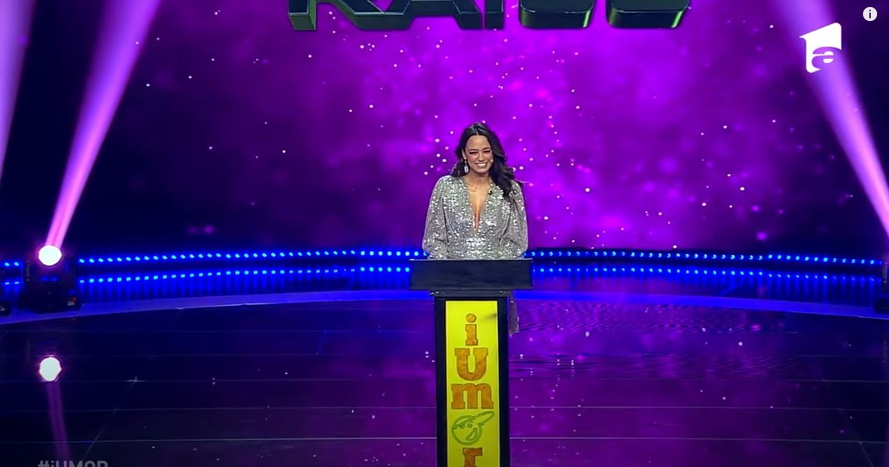Andreea Raicu, apariție HOT la iUmor! Mihai Bendeac n-a rezistat și a început flirtul: “Putem să respirăm în același timp” + cât de dur a fost roast-ul fostei prezentatoare