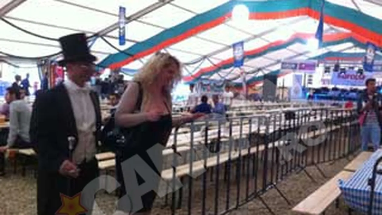 Viorel si Oana Lis, la festivalul berii