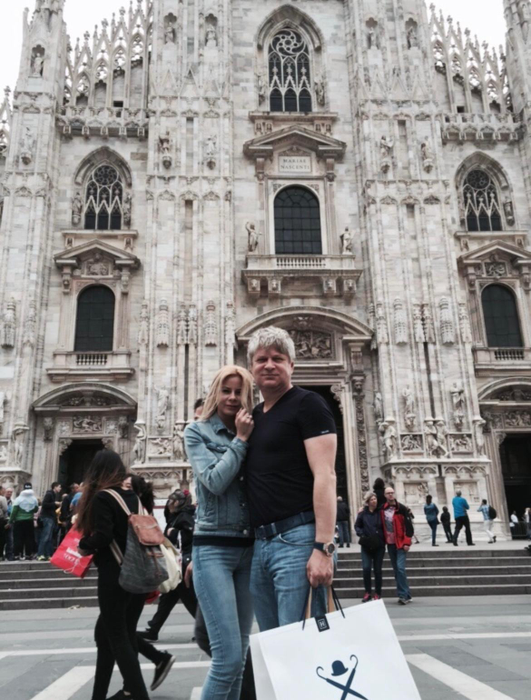 Roxana și Daniel Tudorache în vacanță, la Milano