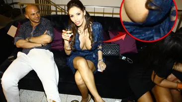 Blonda lui Iri a facut senzatie la o lansare! Si-a aratat sanii, si-a ridicat fusta si a aratat tot!