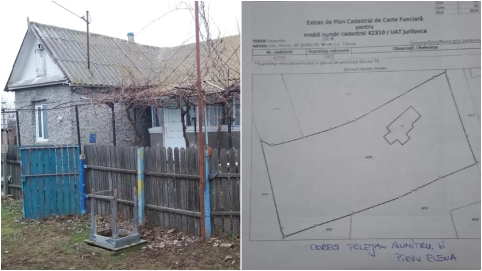 Localitatea din România în care poți cumpăra o casă cu doar 1960 de euro. Terenul are 1922 de metri pătrați