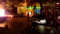 O maşină a fost incendiată în Capitală! 