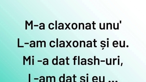 BANCUL ZILEI | M-a claxonat unu'