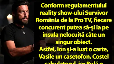 BANCUL ZILEI | Bulă participă la Survivor România de la Pro TV