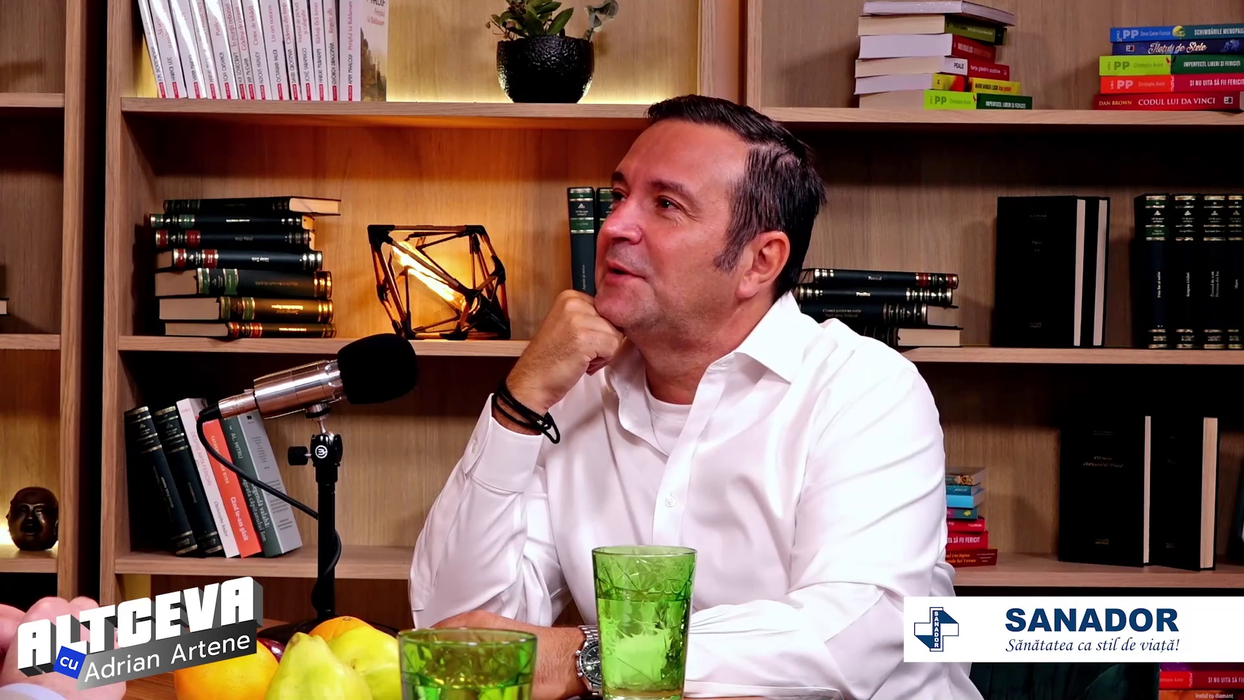 Daniel Buzdugan este cel mai recent invitat al podcastului "ALTCEVA cu Adrian Artene", difuzat pe canalul de YouTube cu același nume (Foto: captură video)