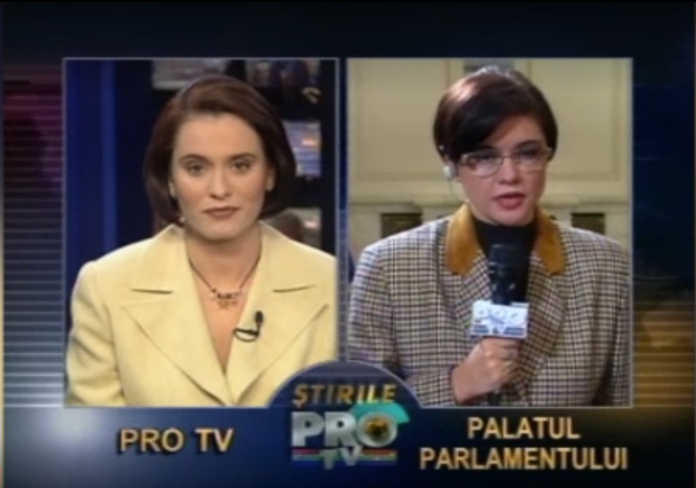Imagini de colecție cu Cristina Țopescu la Pro TV, alături de Andreea Esca