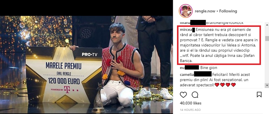 Nu merita să câștige Emil Rengle “Românii au talent” 2018?! Declarații acide din timpul scandalului