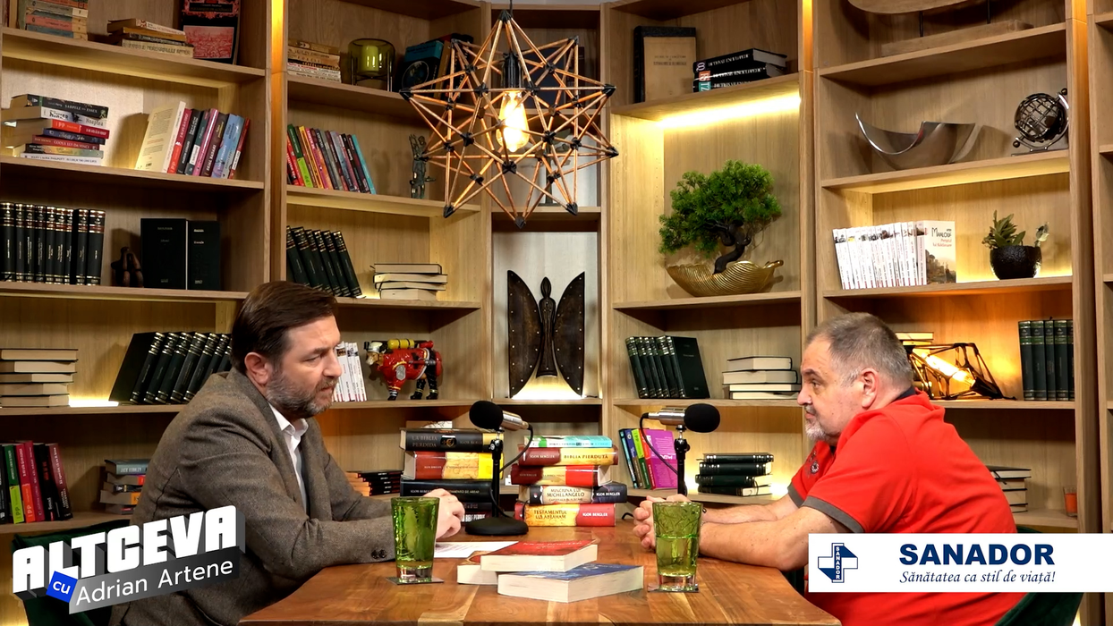 Podcastul poate fi urmărit integral pe canalul de YouTube ”ALTCEVA cu Adrian Artene” / (Sursa: Captură video)