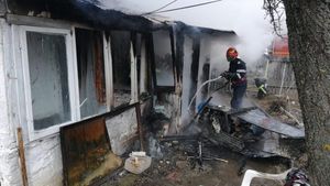 O femeie din Giurgiu a murit arsă de vie în propria casă