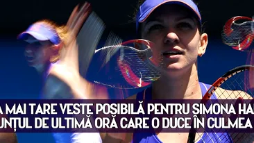 CEA MAI TARE VESTE POSIBILA PENTRU SIMONA HALEP! ANUNTUL DE ULTIMA ORA CARE O DUCE IN CULMEA FERICIRII