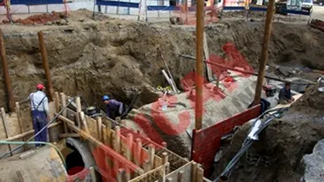 O canalizare veche de 100 de ani sta in calea autostrazii Uranus