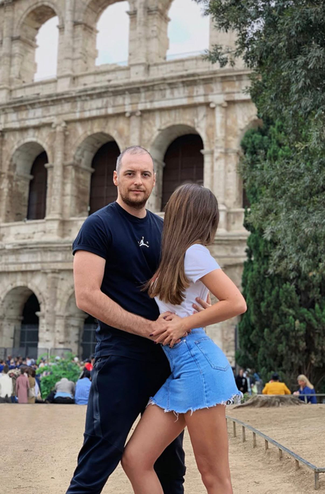 Andrei Ciobanu si fosta iubită- sursa- social media