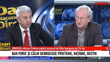 Dan Diaconescu DIRECT | Dan Puric, dezvăluiri despre situația politică din România: ”Călin Georgescu n-a ieșit din cursă”