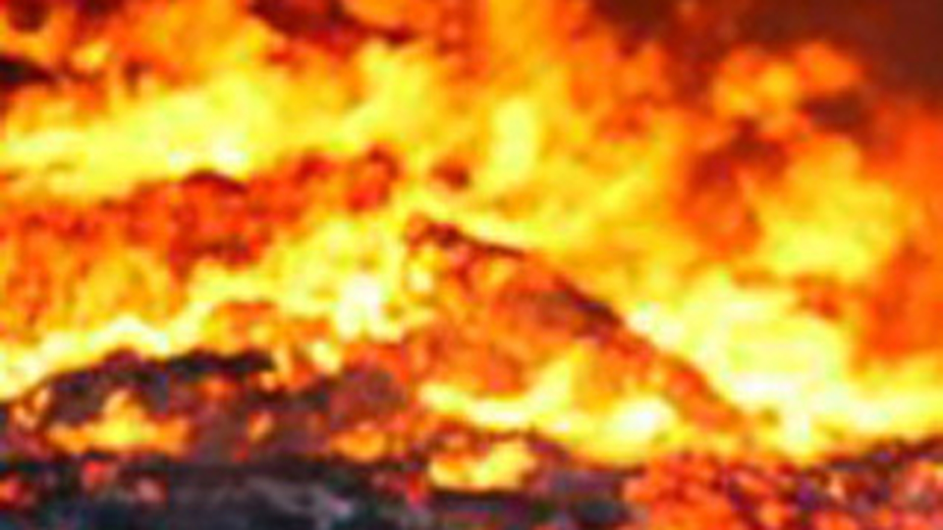 Incendiu puternic la o conducta de gaz metan pe DN 1 D!