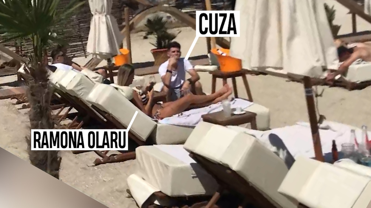 Ramona Olaru și Cuza s-au împăcat și au plecat la mare împreună