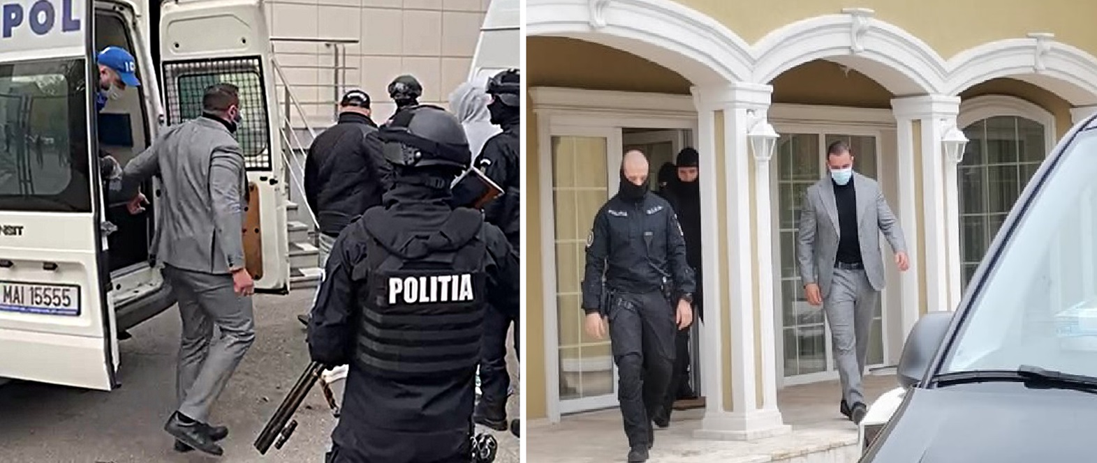 Alex Bodi poartă același costum ca în momentul în care a fost ridicat de anchetatori, cu o zi în urmă