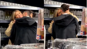 Smiley și Gina Pistol, sărutări pătimașe într-un supermarket