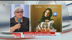 Sofia Vicoveanca, în război cu sora ei, Elena: "Mă doare că mă recunoaşte, îi este ruşine cu mine"