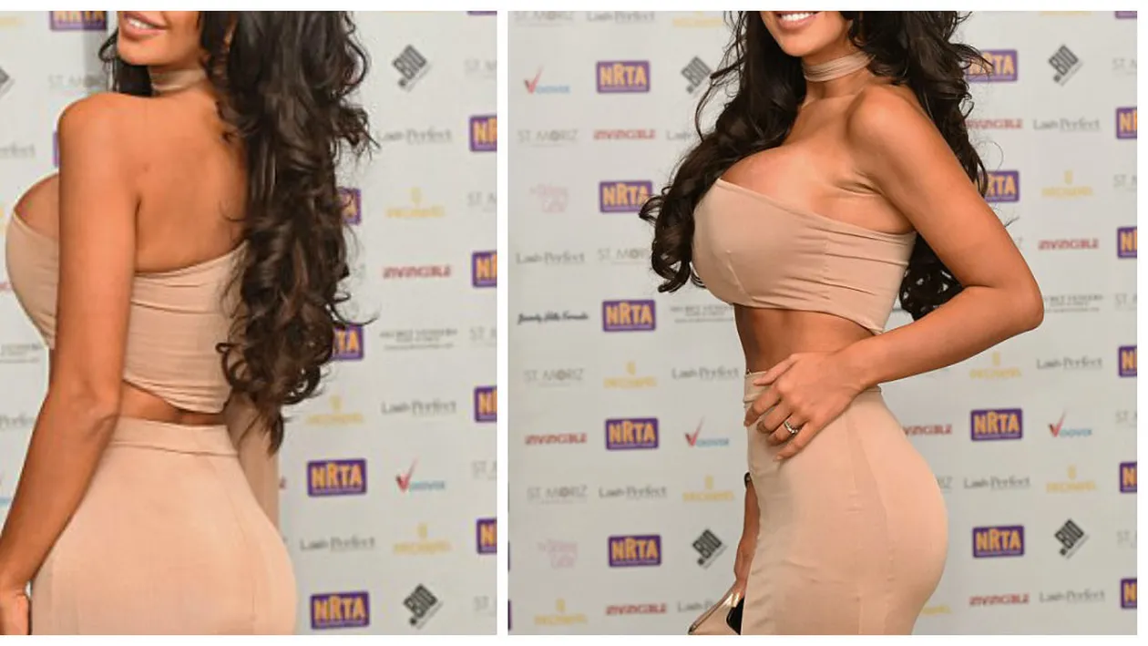 Vedeta cu bustul 32HH! Cine s-a afisat asa la un eveniment monden! A cheltuit o avere pe sanii astia