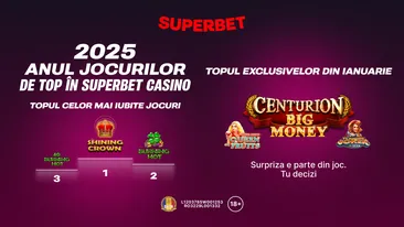 (P) 2025, anul Superjocurilor în Superbet Casino