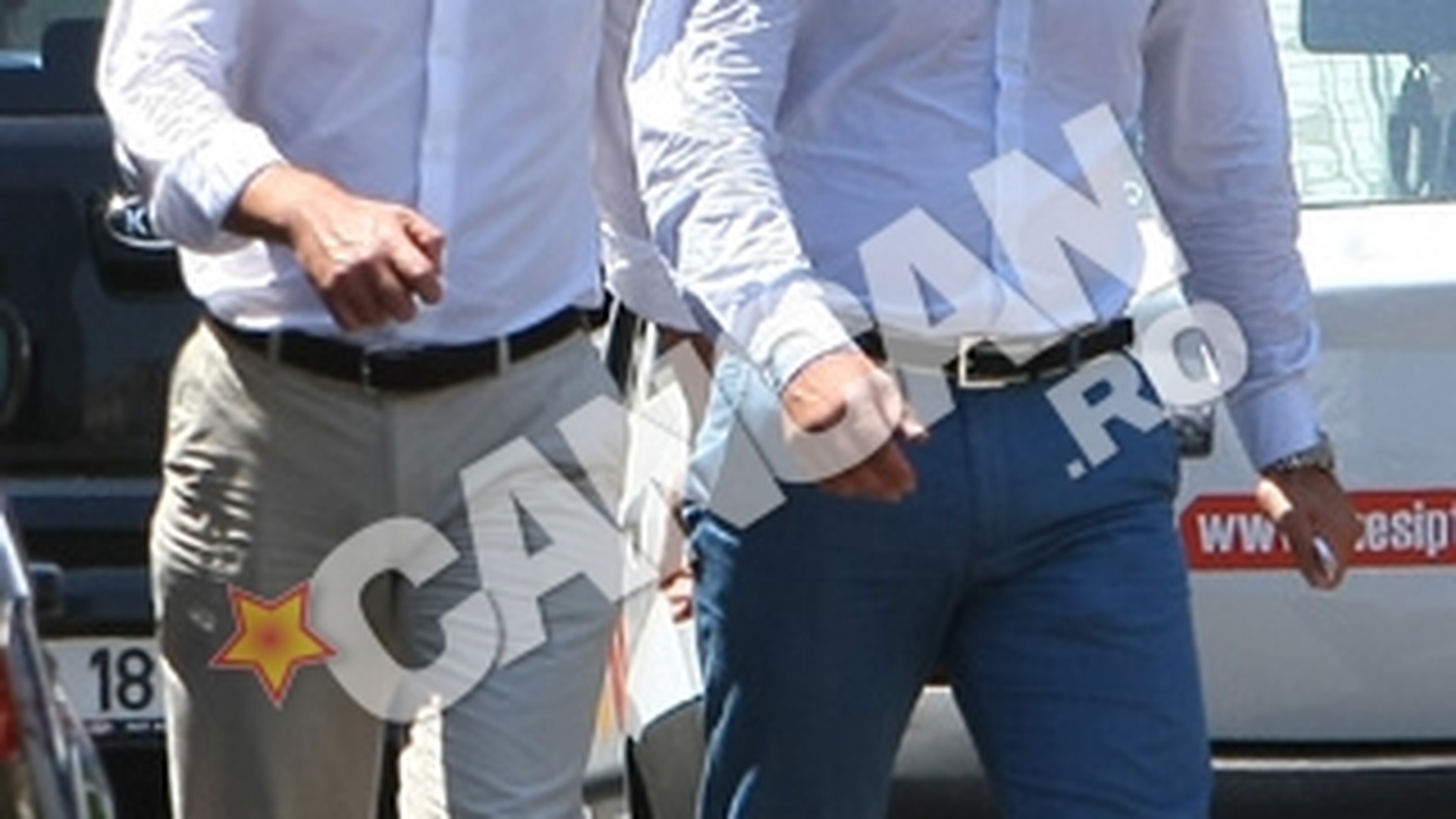 Cristi Boureanu isi urmeaza fratele mai mic si in afaceri, si pe strada! Discuta aprins afaceri, in public