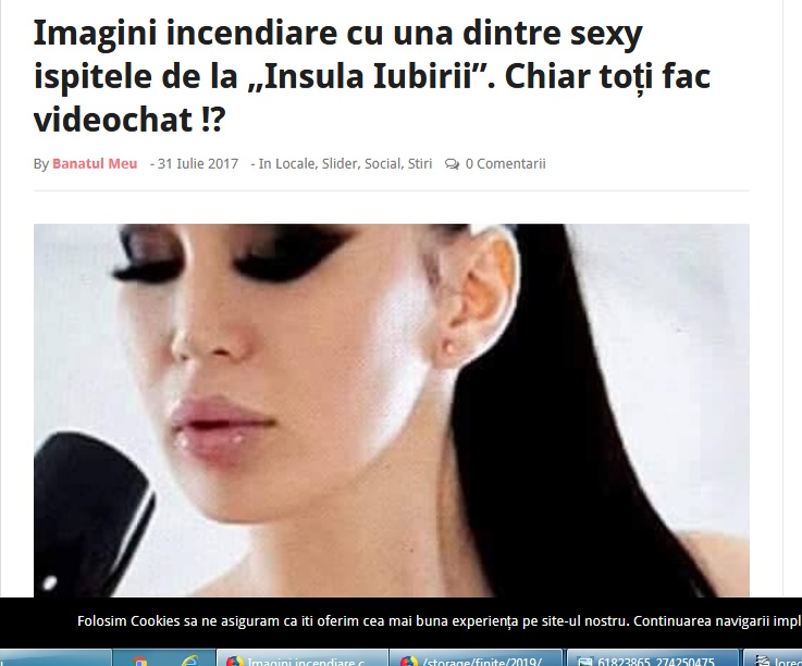 În urmă cu câțiva ani, Bianca Pop ar fi făcut videochat