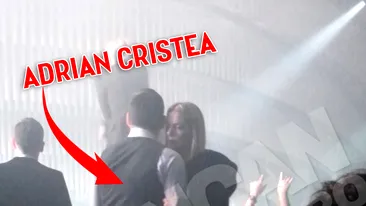 Adrian Cristea a facut ravagii in club! O blonda l-a pipait pe ringul de dans, apoi o bruneta pofticioasa l-a atacat la baie