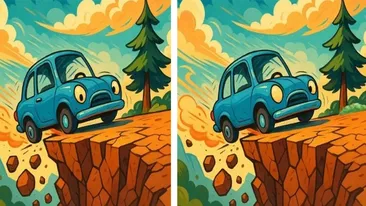 Test de logică | În cât timp puteți găsi 3 diferențe între cele două mașini din imagine? Recordul este de 10 secunde