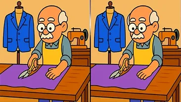 Test de logică | Găsiți toate cele 3 diferențe dintre aceste două imagini, în maximum 35 de secunde