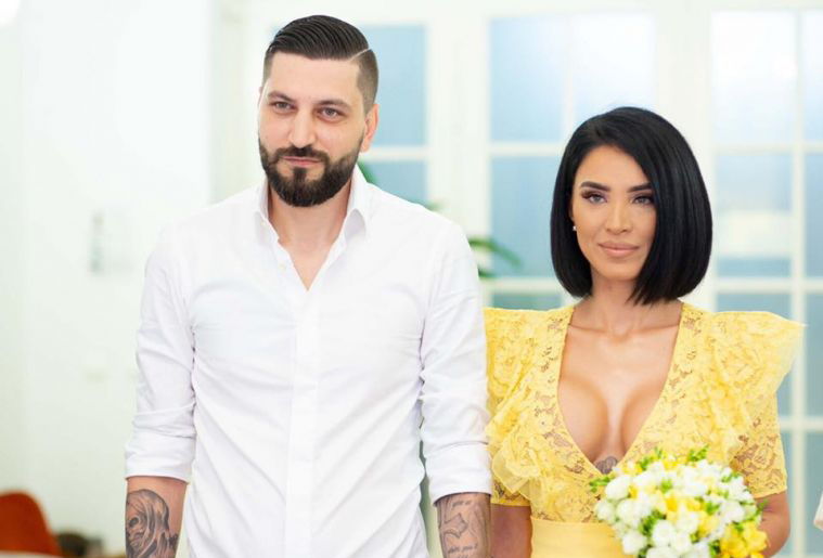 Adelina Pestrițu s-a căsătorit cu Virgil Șteblea. De ce a ales să poarte o rochie galbenă