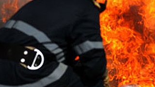 Un incendiu a izbucnit la un bloc din Drobeta Turnu Severin