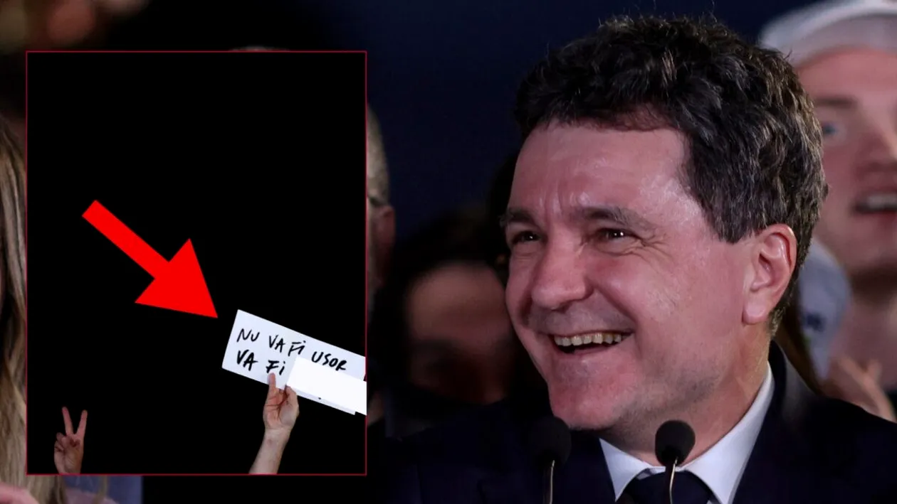 Mesajul viral al nopții! Ce i-a scris un susținător lui Nicușor Dan pe un bilețel: ”Nu va fi ușor, va fi...”