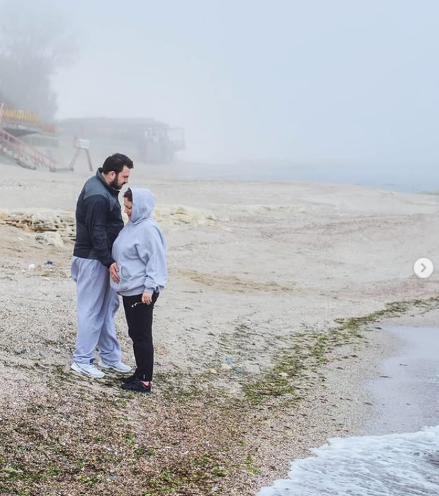 Ecaterina și Laurențiu Ladin s-au cunoscut la Costinești, unde lucrau împreună foto: Instagram