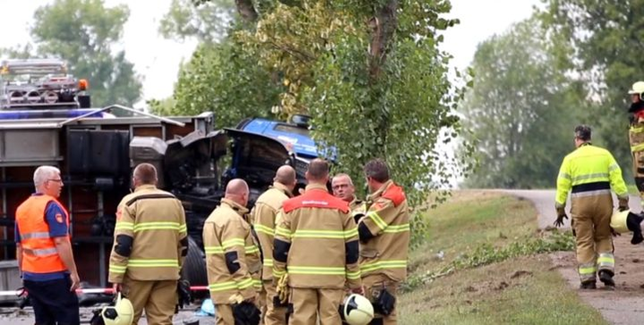 Imagini de la locul accidentului în urma căruia a murit pedofilul olandez