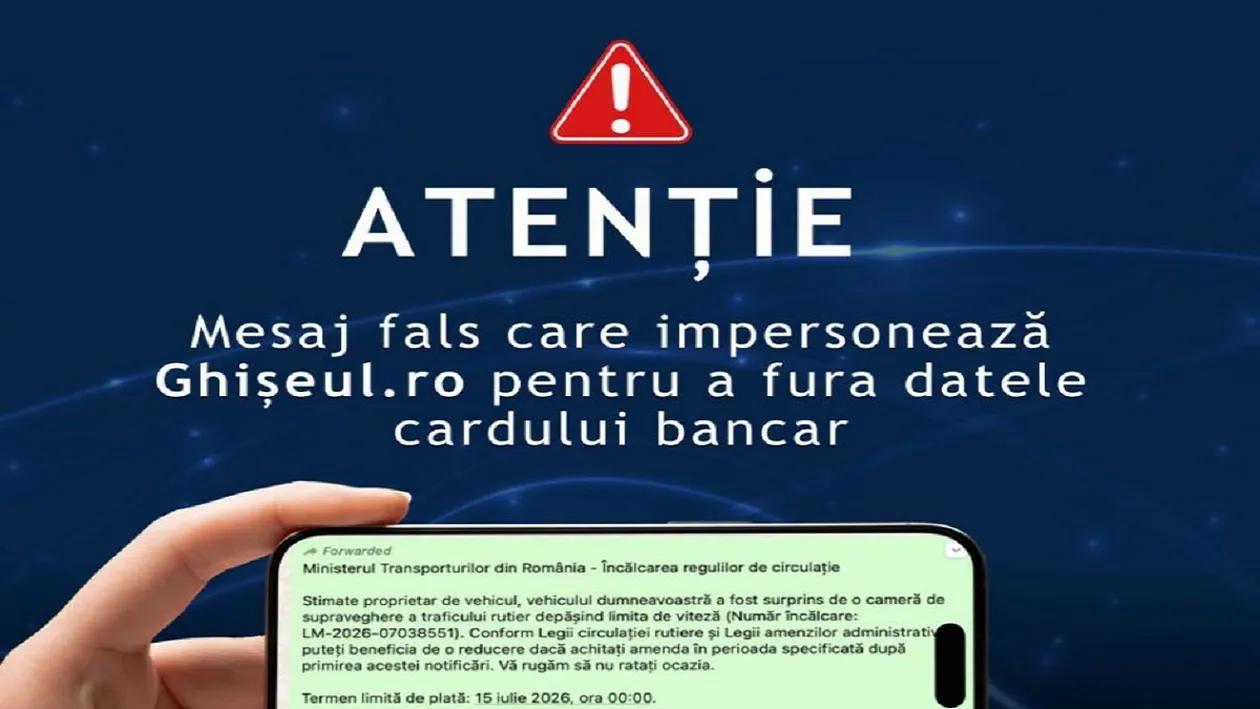 Atenție! O nouă metodă de înșelătorie îi lasă pe români fără bani. Mesaje false în numele Ghişeul.ro