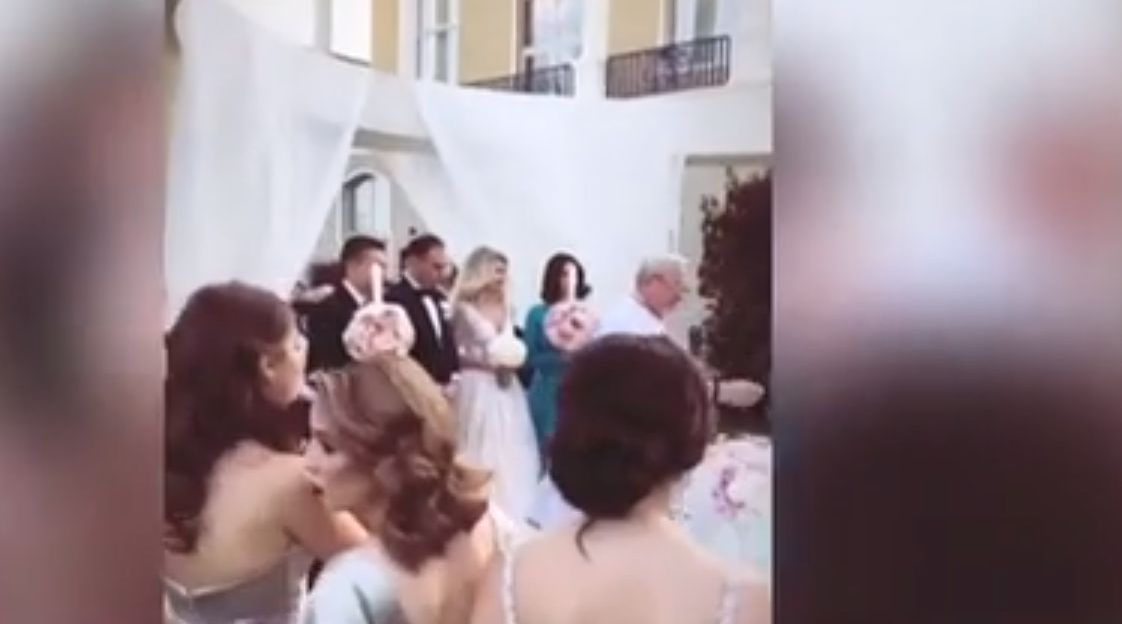 Andreea Berecleanu a fost nașă la cununia unor prieteni