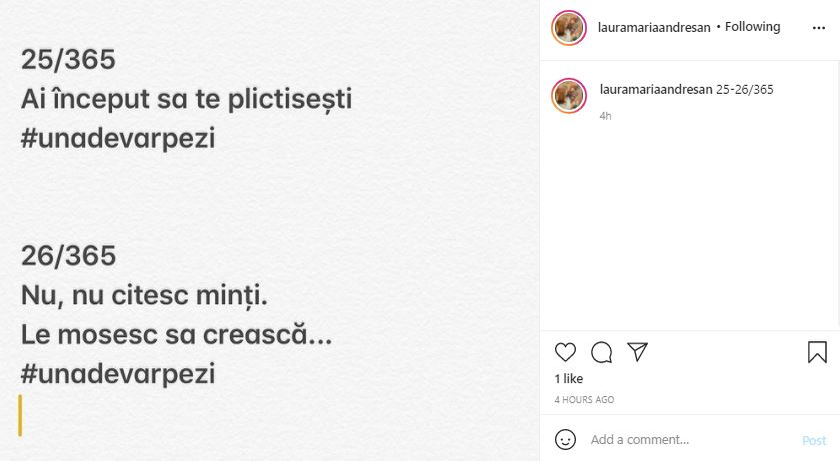 Laura Andreșan își dorește împăcarea cu Grasu XXL? Mesajul sfâșietor transmis public: “Îmi pare rău pentru neputință”