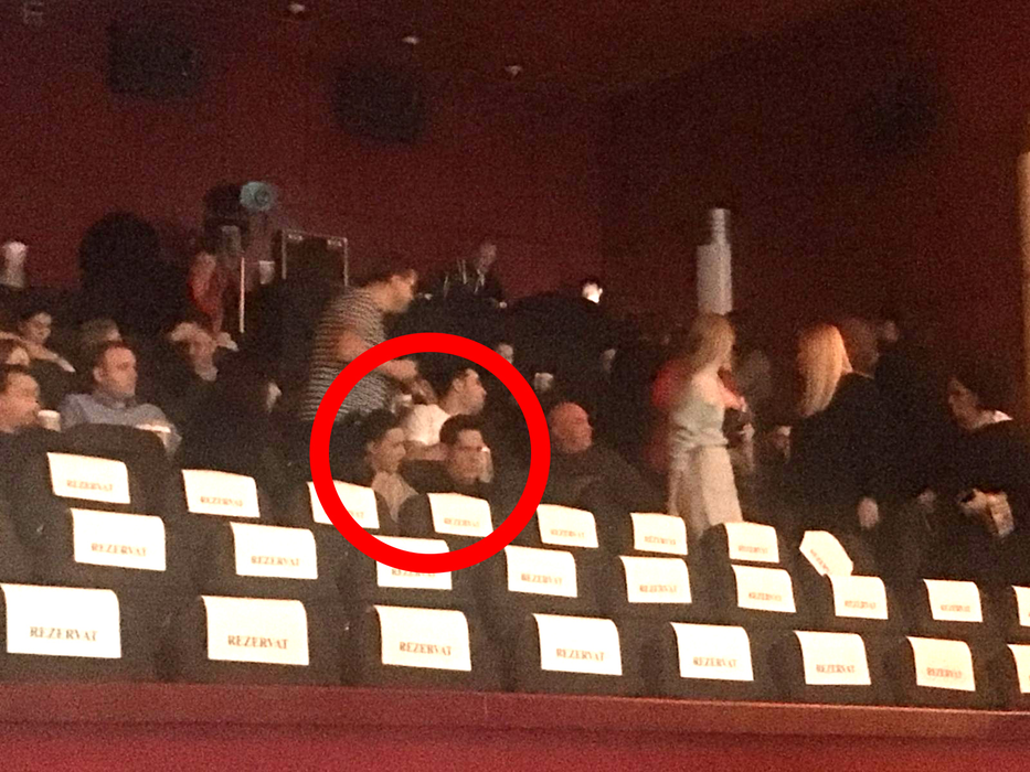 Ștefan Bănică Jr. și soția, la premiera filmului ”Oh, Ramona!”