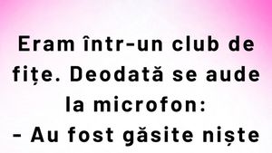 BANCUL ZILEI | Eram într-un club de fițe