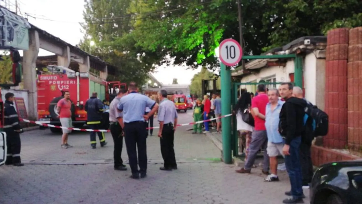 Explozie la o fabrică de prefabricate din București. O femeie a murit, alte trei persoane prezintă arsuri grave