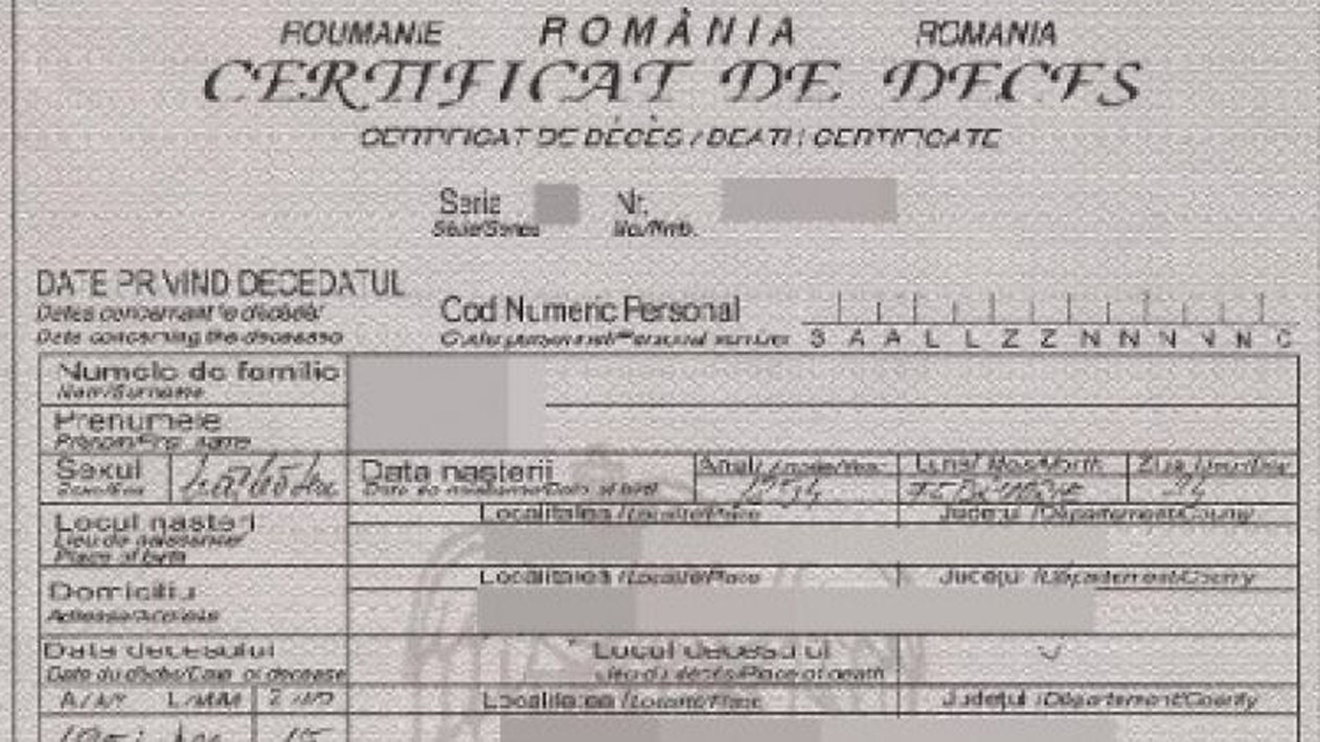 Se schimbă actele în România! Ce va scrie de acum pe certificatele de naştere, căsătorie şi deces
