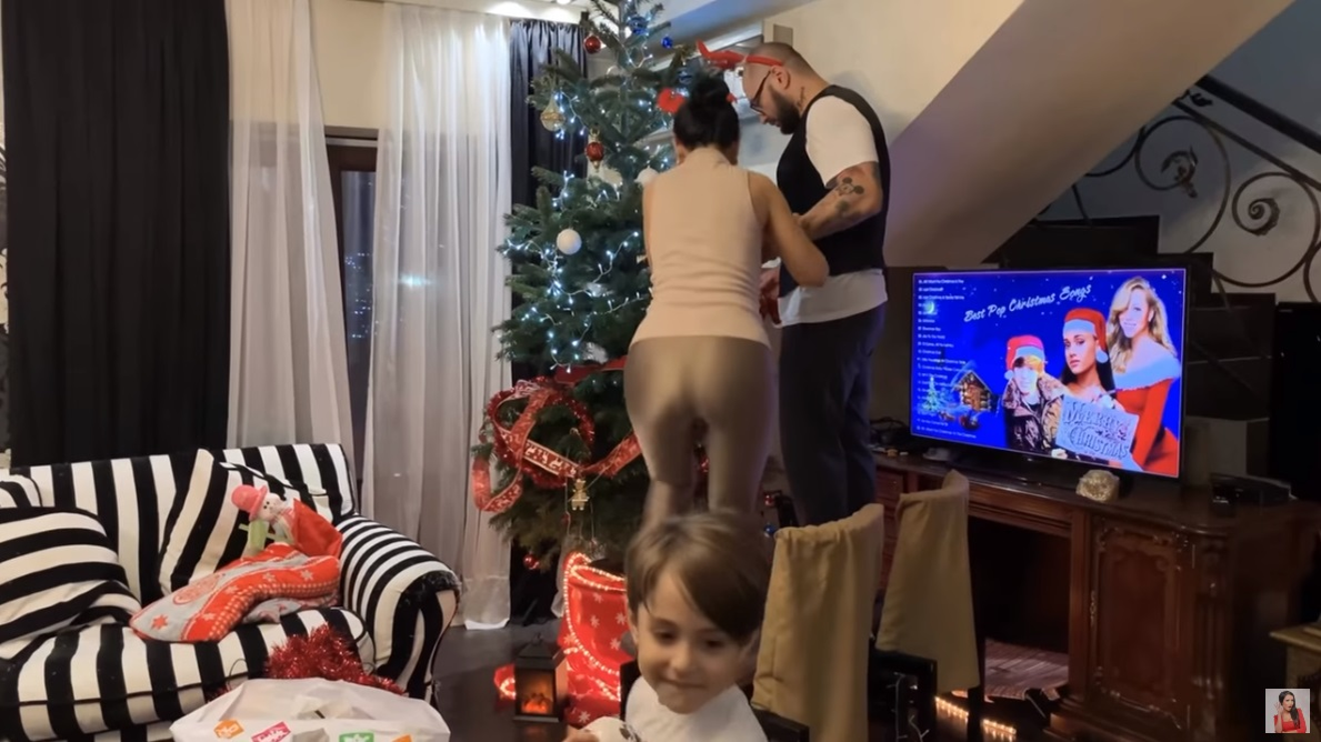 Andreea Mantea, replici înțepătoare pentru Cristi Mitrea de față cu fiul lor. Cum o alintă luptătorul de MMA pe vedeta de la Kanal D