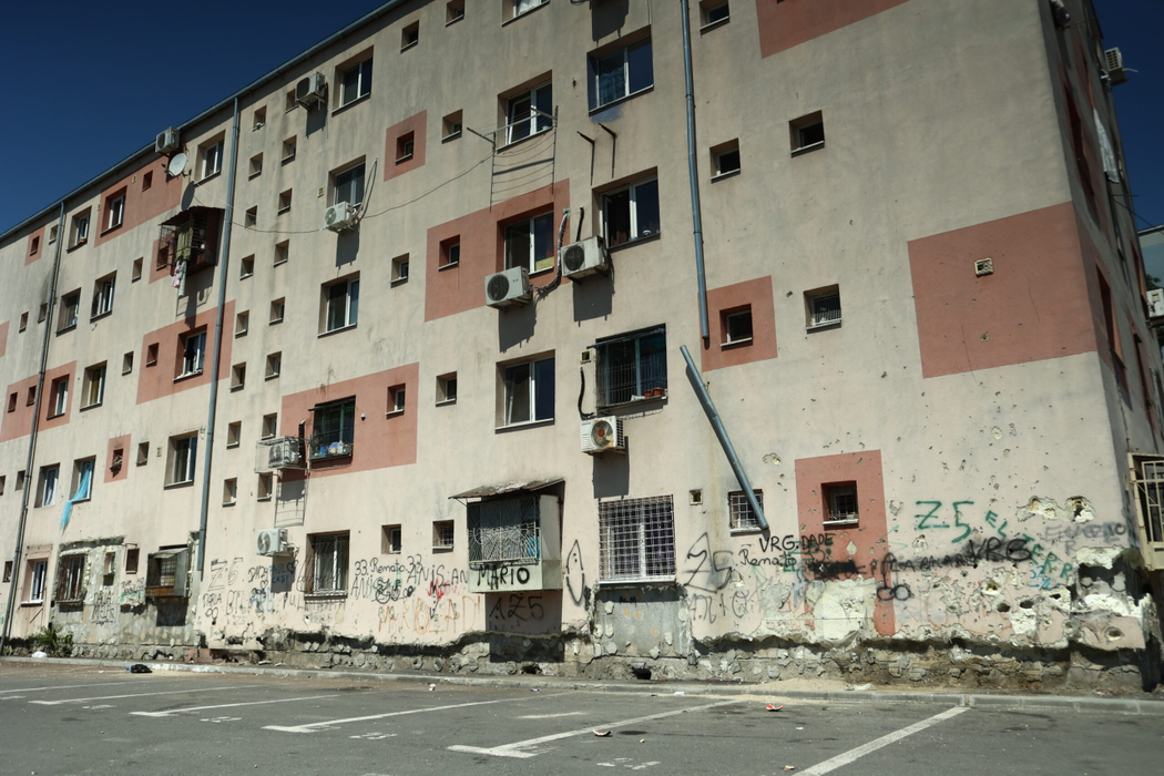 Imagini de la locul incidentului din Ferentari