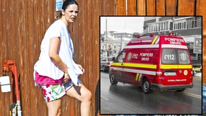 Andreea Marin a fost luată cu ambulanța de pe stradă. S-a întâmplat la filmările emisiunii "Nu există nu se poate" de la TVR