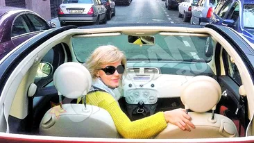 Dana Nalbaru, rasfatata de sot de ziua ei. A primit-o cadou pe micuta Lala